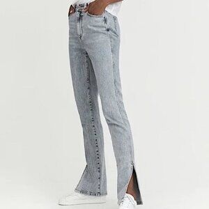 Something Navy Nina Slit Hem Jeans